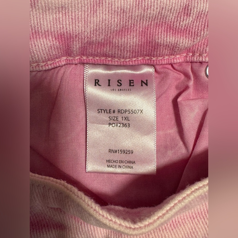Risen Pink Straight Leg Women Jeans - Picture 5 of 7